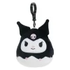 JazWares Squishmallow 3.5 Inch Kuromi the Sanrio Plush Clip - Owl & Goose Gifts| Plush Clips