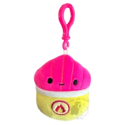 JazWares Squishmallow 3.5 Inch Mariska the Spicy Fries Neon Plush Clip - Owl & Goose Gifts| Plush Clips