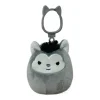 JazWares Squishmallow 3.5 Inch Noland the Werewolf Halloween Plush Clip - Owl & Goose Gifts| Plush Clips