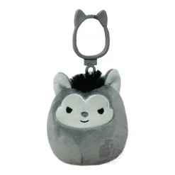 JazWares Squishmallow 3.5 Inch Noland the Werewolf Halloween Plush Clip - Owl & Goose Gifts| Plush Clips