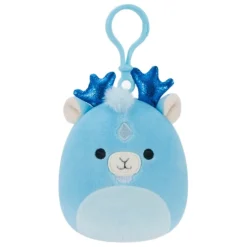 JazWares Squishmallow 3.5 Inch Xam the Kirin Plush Clip - Owl & Goose Gifts| Plush Clips