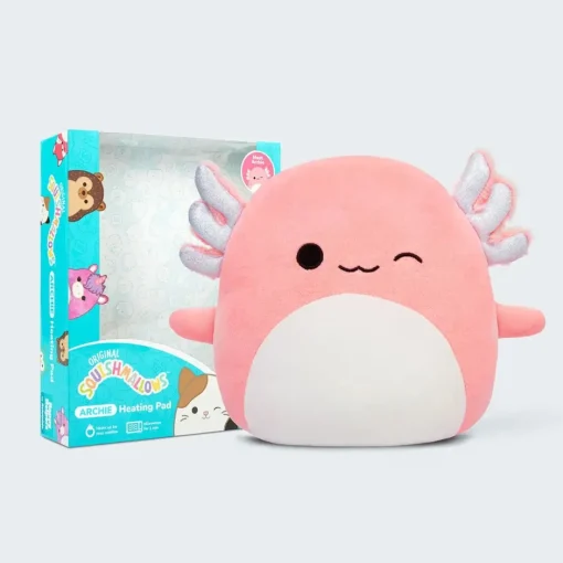 What Do You Meme Squishmallow Archie the Axolotl Heating Pad by| Lifestyle