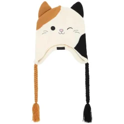 Owl & Goose Gifts Squishmallow Cam the Cat Laplander Beanie - Adult One Size -| Lifestyle
