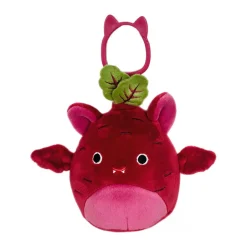 Jazwares Squishmallow Clip Beet Bat - Romulus 3.5 Inch| Plush Clips