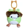 JazWares Squishmallow Clip Bigfoot in Frog Costume - Benny 3.5 Inch| Plush Clips