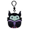 Jazwares Squishmallow Clip Maleficent - Disney Villains 3.5 Inch| Plush Clips
