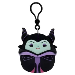 Jazwares Squishmallow Clip Maleficent - Disney Villains 3.5 Inch| Plush Clips