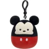 Jazwares Squishmallow Clip Mickey Mouse - Disney 3.5 Inch| Plush Clips
