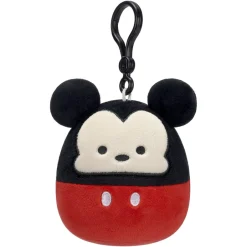 Jazwares Squishmallow Clip Mickey Mouse - Disney 3.5 Inch| Plush Clips