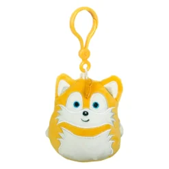 Jazwares Squishmallow Clip Sonic the Hedgehog TAILS - Sega 3.5 Inch| Plush Clips