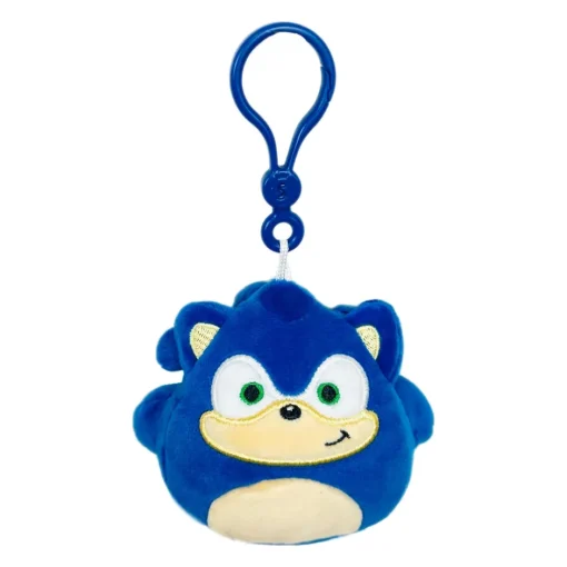 Jazwares Squishmallow Clip Sonic the Hedgehog - Sega 3.5 Inch| Plush Clips