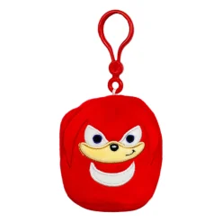 Jazwares Squishmallow Clip Sonic the Hedgehog KNUCKLES - Sega 3.5 Inch| Plush Clips