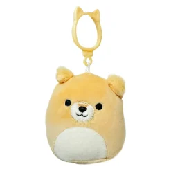 Jazwares Squishmallow Clip Tan Dog - Cooper 3.5 Inch| Plush Clips