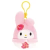 JazWares Squishmallow Clip Tropical My Melody - Sanrio 3.5 Inch| Plush Clips