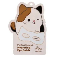 Owl & Goose Gifts Squishmallow X TONYMOLY Cam's Purrfect Coconut Hydrating Eye Mask -| Lifestyle
