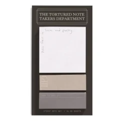 Owl & Goose Gifts The Tortured Note Takers Department Sticky Note Set by Shop Trimmings -| Stickers & Stationary