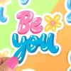 Owl & Goose Gifts Turtle's Soup Be You Vinyl Sticker -| Stickers & Stationary