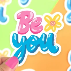 Owl & Goose Gifts Turtle's Soup Be You Vinyl Sticker -| Stickers & Stationary