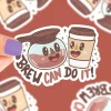 Owl & Goose Gifts Turtle's Soup Brew Can Do It Vinyl Sticker -| Stickers & Stationary