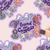 Owl & Goose Gifts Turtle's Soup Friend to Cryptids Halloween Vinyl Sticker| Stickers & Stationary