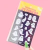 Owl & Goose Gifts Turtle's Soup Kawaii Ghosts Halloween Vinyl Sticker Sheet| Stickers & Stationary