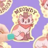 Owl & Goose Gifts Turtle's Soup Meowdy Vinyl Sticker -| Stickers & Stationary