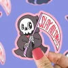 Owl & Goose Gifts Turtle's Soup Slay All Day Halloween Vinyl Sticker -| Stickers & Stationary