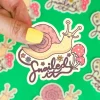 Owl & Goose Gifts Turtle's Soup Snailed It Vinyl Sticker -| Stickers & Stationary