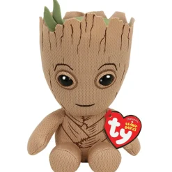 Owl & Goose Gifts Ty Beanie Babies 8 Inch Groot Marvel Plush Toy -| Plush Toys