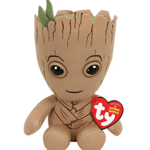 Owl & Goose Gifts Ty Beanie Babies 8 Inch Groot Marvel Plush Toy -| Plush Toys