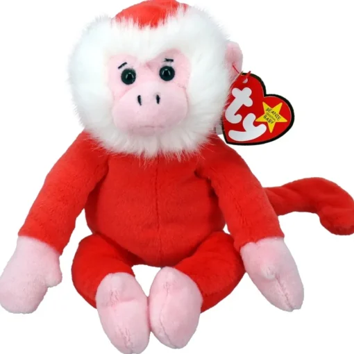 Owl & Goose Gifts Ty Beanie Babies Foster the Monkey 30th Anniversary Plush Toy -| Plush Toys