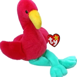Owl & Goose Gifts Ty Beanie Babies Fraya the Flamingo 30th Anniversary Plush Toy| Plush Toys