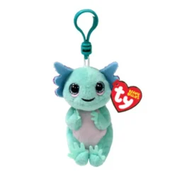 Owl & Goose Gifts Ty Beanie Bellies 4 Inch Alex the Blue Axolotl Plush Clip -| Plush Toys|Plush Clips
