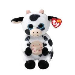 Owl & Goose Gifts Ty Beanie Bellies 8 Inch Herdly the Cow Plush Toy -| Plush Toys