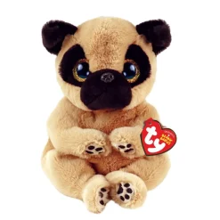 Owl & Goose Gifts Ty Beanie Bellies 8 Inch Izzy the Pug Plush Toy -| Plush Toys
