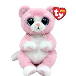 Owl & Goose Gifts Ty Beanie Bellies 8 Inch Lillibelle the Pink Cat Plush Toy -| Plush Toys