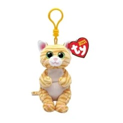 Owl & Goose Gifts Ty Beanie Bellies 4 Inch Mango the Orange Cat Plush Clip -| Plush Toys|Plush Clips