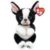 Owl & Goose Gifts Ty Beanie Bellies 8 Inch Tink the Black and White Dog Plush Toy -| Plush Toys