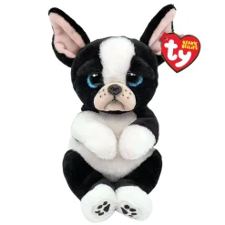Owl & Goose Gifts Ty Beanie Bellies 8 Inch Tink the Black and White Dog Plush Toy -| Plush Toys