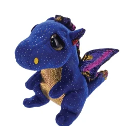 Owl & Goose Gifts Ty Beanie Boos 6 Inch Saffire the Dragon Plush Toy -| Plush Toys