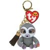 Owl & Goose Gifts Ty Mini Boos 2.5 Inch Dangler the Sloth Clip -| Plush Toys|Keychains