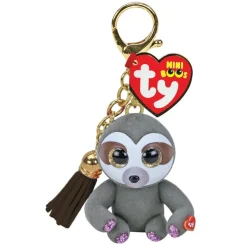 Owl & Goose Gifts Ty Mini Boos 2.5 Inch Dangler the Sloth Clip -| Plush Toys|Keychains