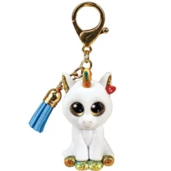 Owl & Goose Gifts Ty Mini Boos 2.5 Inch Pixy the Unicorn Clip -| Plush Toys|Keychains