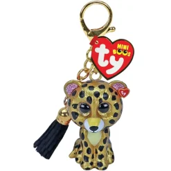 Owl & Goose Gifts Ty Mini Boos 2.5 Inch Sterling the Cheetah Clip -| Plush Toys|Keychains