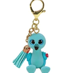 Owl & Goose Gifts Ty Mini Boos 2.5 Inch William the Blue Flamingo Clip -| Plush Toys|Keychains