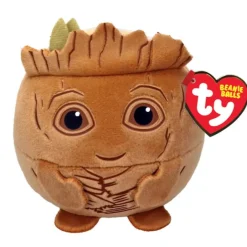 Owl & Goose Gifts Ty Puffies Beanie Ball 4 Inch Groot -| Plush Toys
