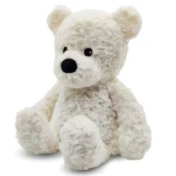 Owl & Goose Gifts Warmies 13 Inch Cream Curly Bear Microwavable Plush Toy -| Plush Toys