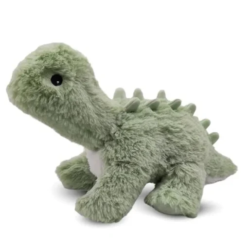 Owl & Goose Gifts Warmies 13 Inch Green Long Neck Dinosaur Microwavable Plush Toy -| Plush Toys