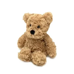 Owl & Goose Gifts Warmies 9 Inch Junior Brown Curly Bear Microwavable Plush Toy -| Plush Toys