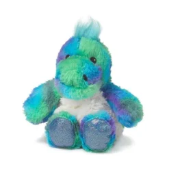Owl & Goose Gifts Warmies 9 Inch Junior Rainbow Dinosaur Microwavable Plush Toy -| Plush Toys